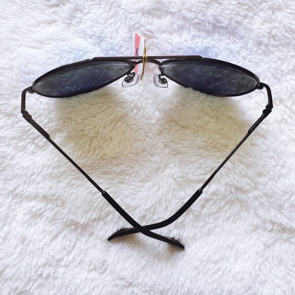 Freya Blue w/Black Rim Mirrored Sunglasses - Picture 13 of 15